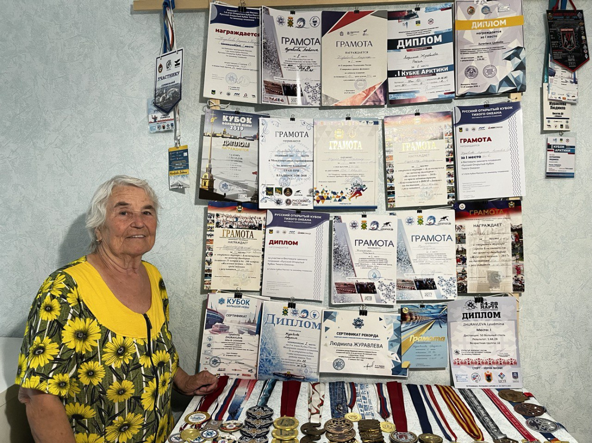 Нам есть кем гордиться: 84-летняя хабаровчанка покоряет чемпионаты России