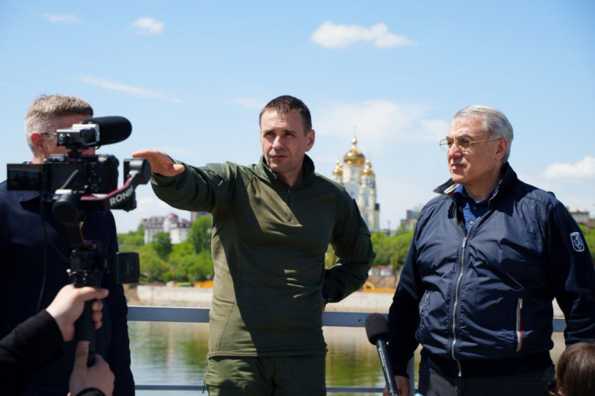 Прогуляться по всей набережной в Хабаровске можно будет к концу лета