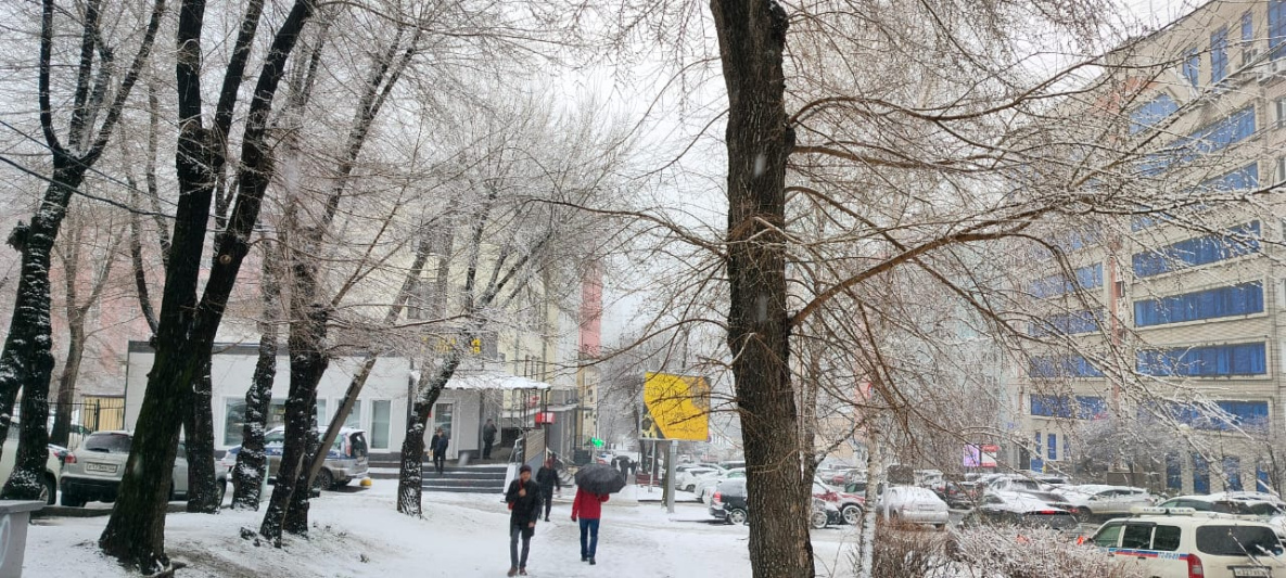 В Хабаровском крае 14 апреля ещё пройдут снегопады
