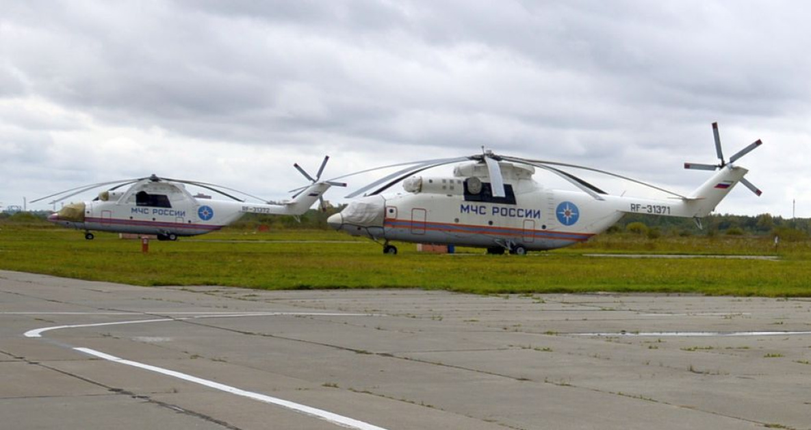 Самый большой вертолёт в мире могут отправить на хабаровские пожары
