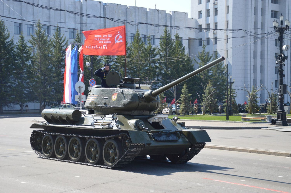 В Хабаровске прошёл самый масштабный на ДВ Парад Победы