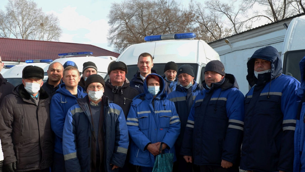 Новые машины «скорой помощи» переданы медикам Хабаровского края