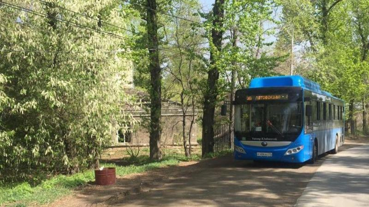 Несанкционированную стоянку автобусов ликвидируют в Хабаровске