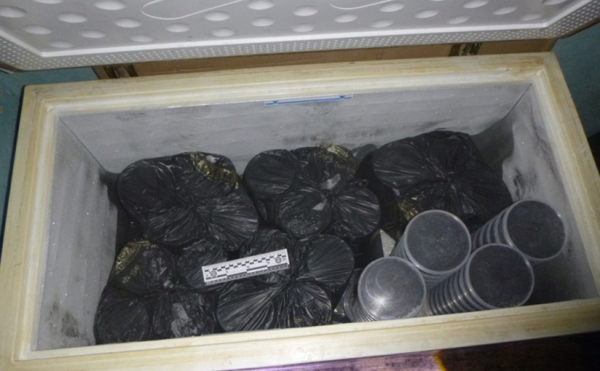 Полиция изъяла у жителя Хабаровского края более 150 кг чёрной икры