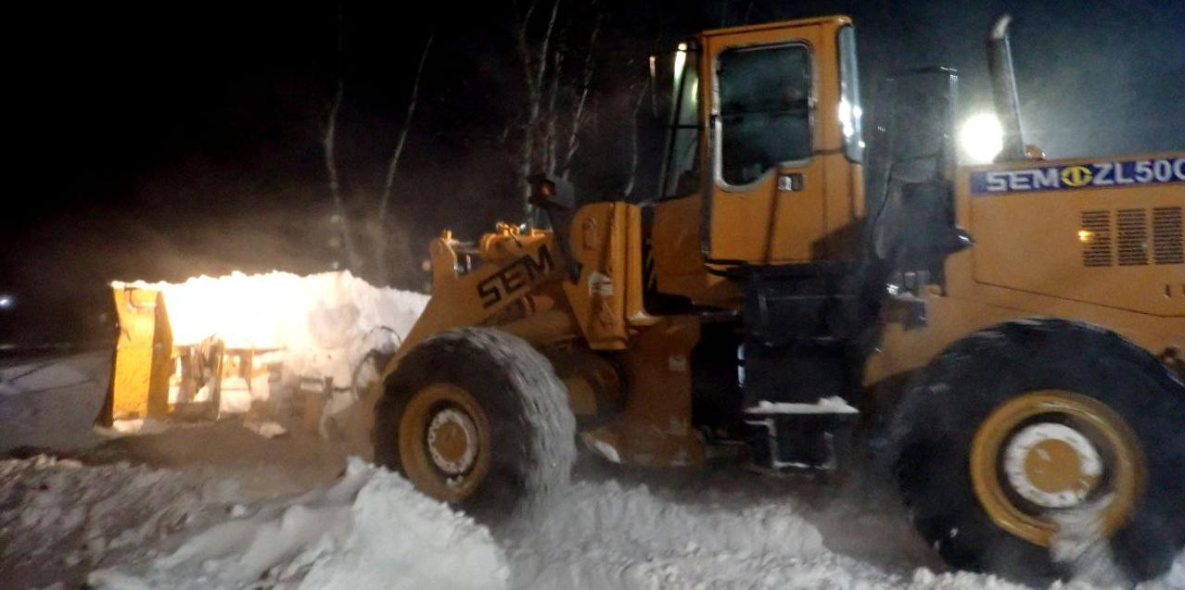 В Николаевском районе восстанавливают подачу электричества после снегопада