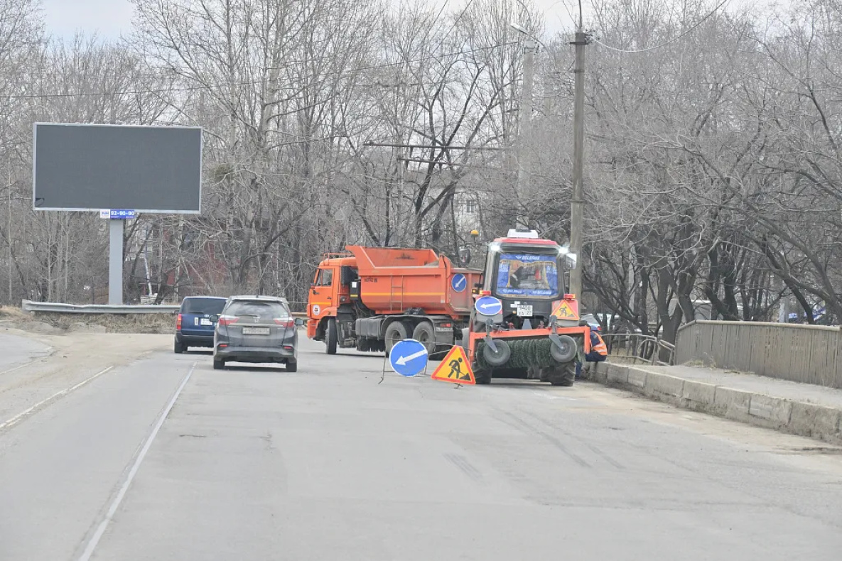 Развязку на улице Юности в Хабаровске будут поэтапно перекрывать