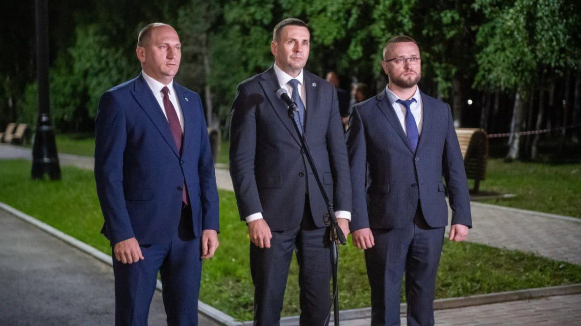 Владимир Путин поздравил комсомольчан с открытием городской набережной