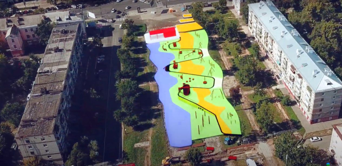 Проект реконструкции площади Блюхера представили в Хабаровске
