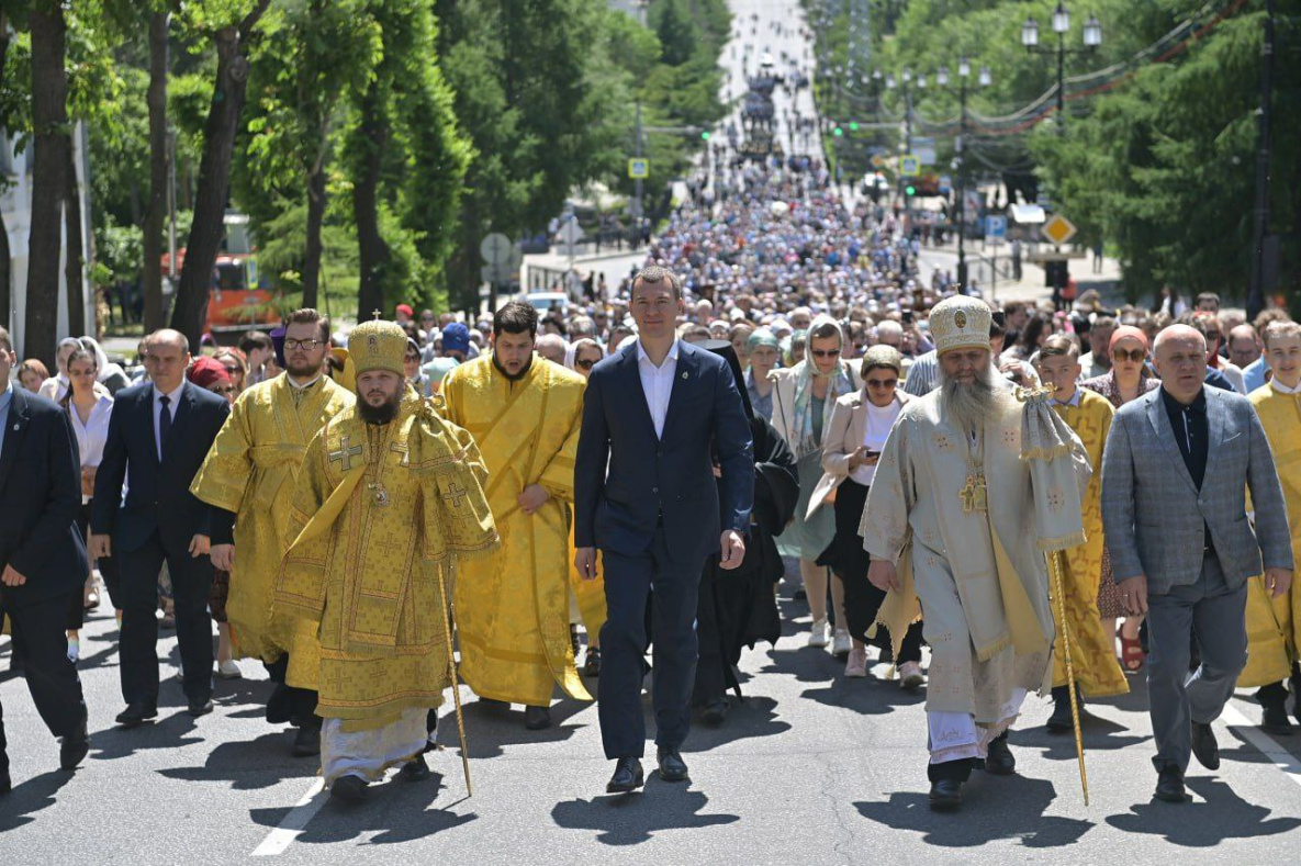 Традиционный общегородской крестный ход прошёл в Хабаровске