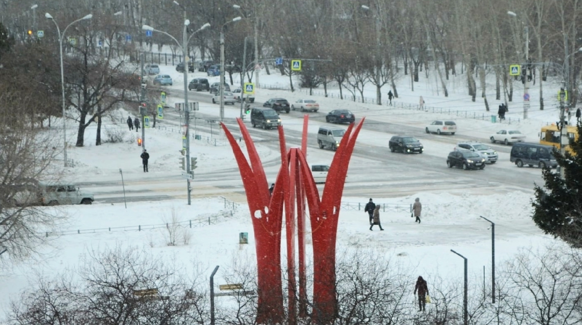 В лютые морозы в Комсомольске активность набирает бесплатное такси