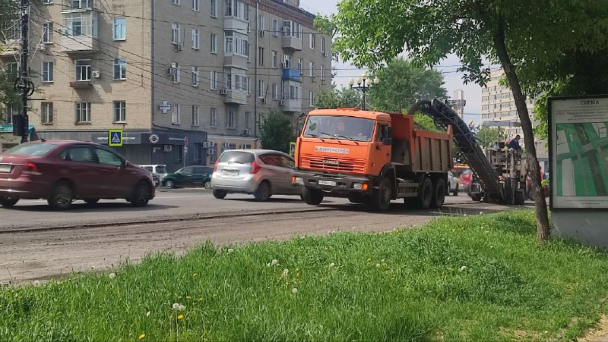Улицу Ленина в Хабаровске будут ремонтировать весь июнь