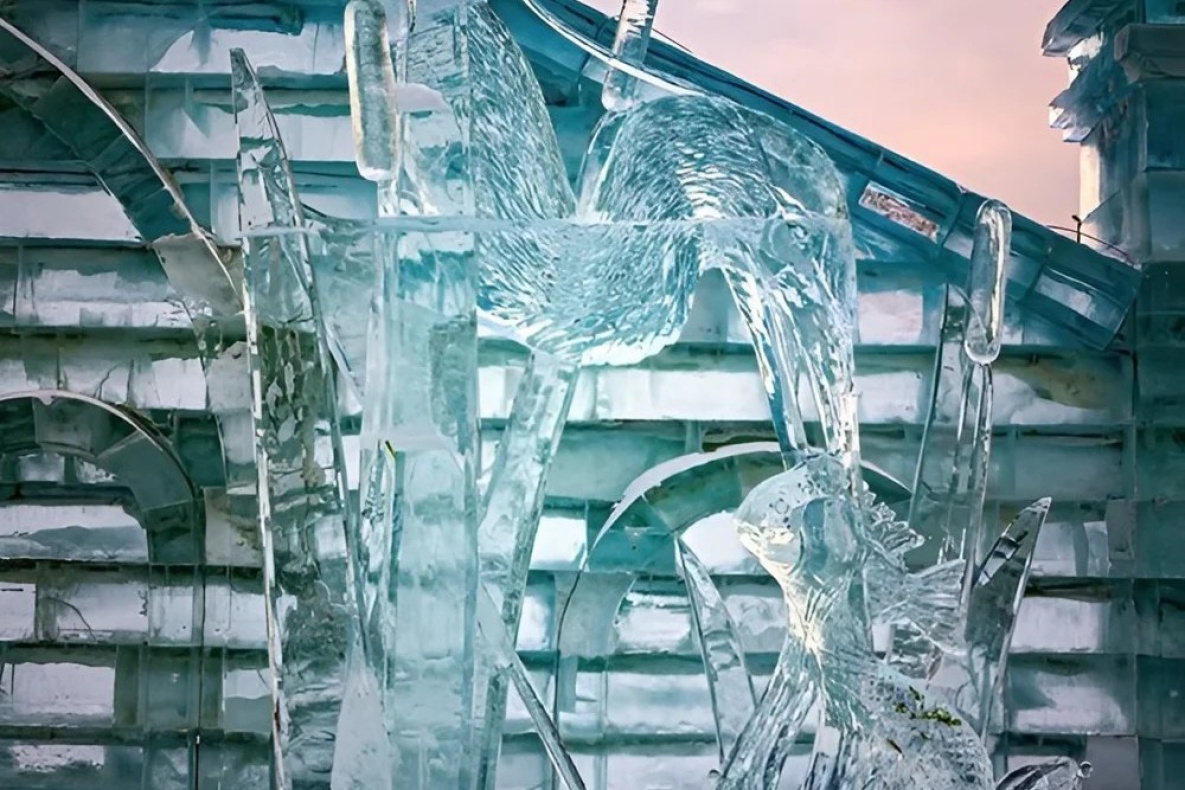 Ледяная скульптура хабаровских мастеров стала лучшей на фестивале в Харбине