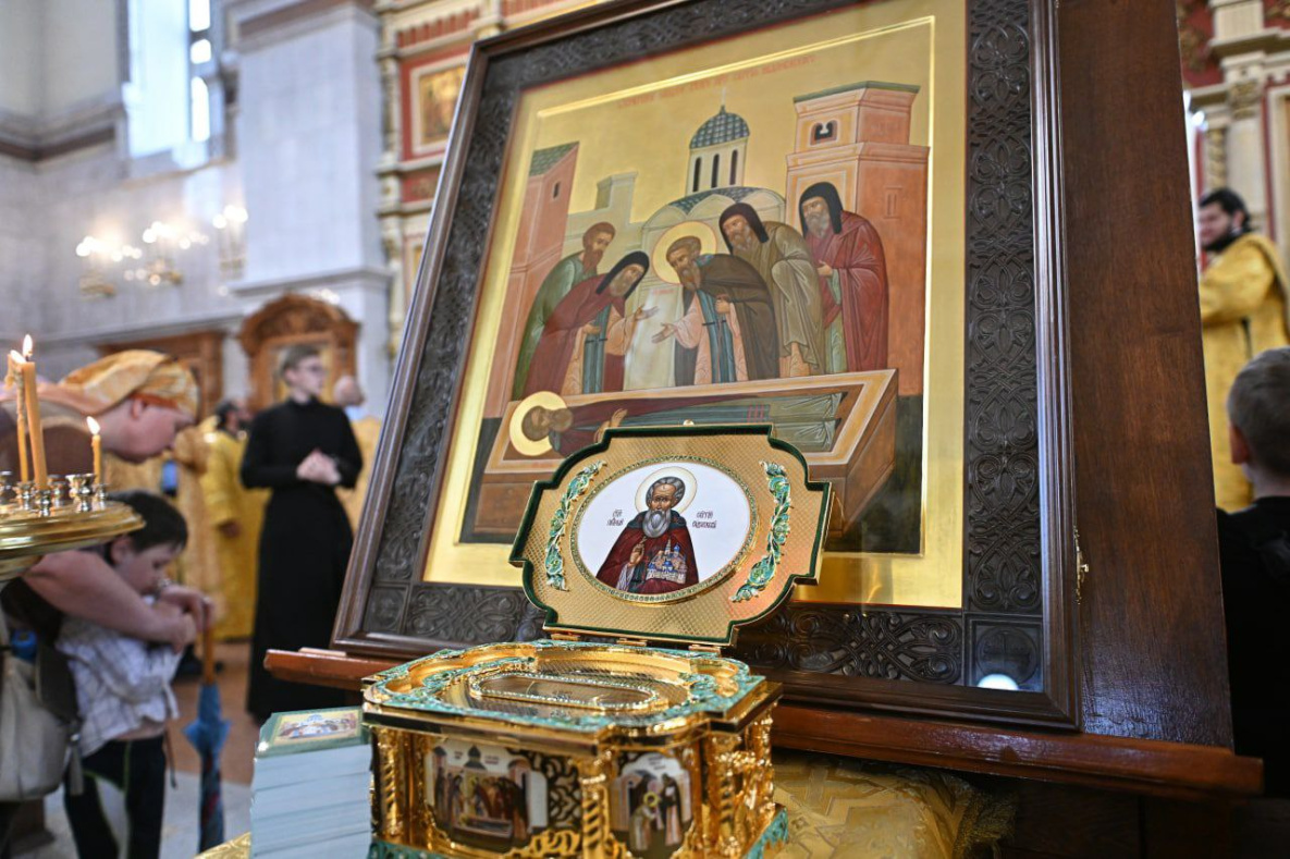 Ковчег с мощами преподобного Сергия Радонежского привезли в Хабаровск