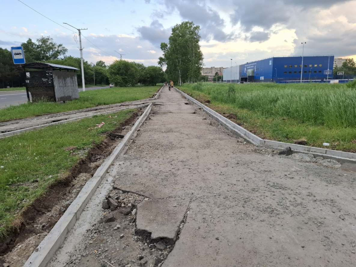 Проезжую часть улицы Дзержинского отремонтировали в Комсомольске-на-Амуре