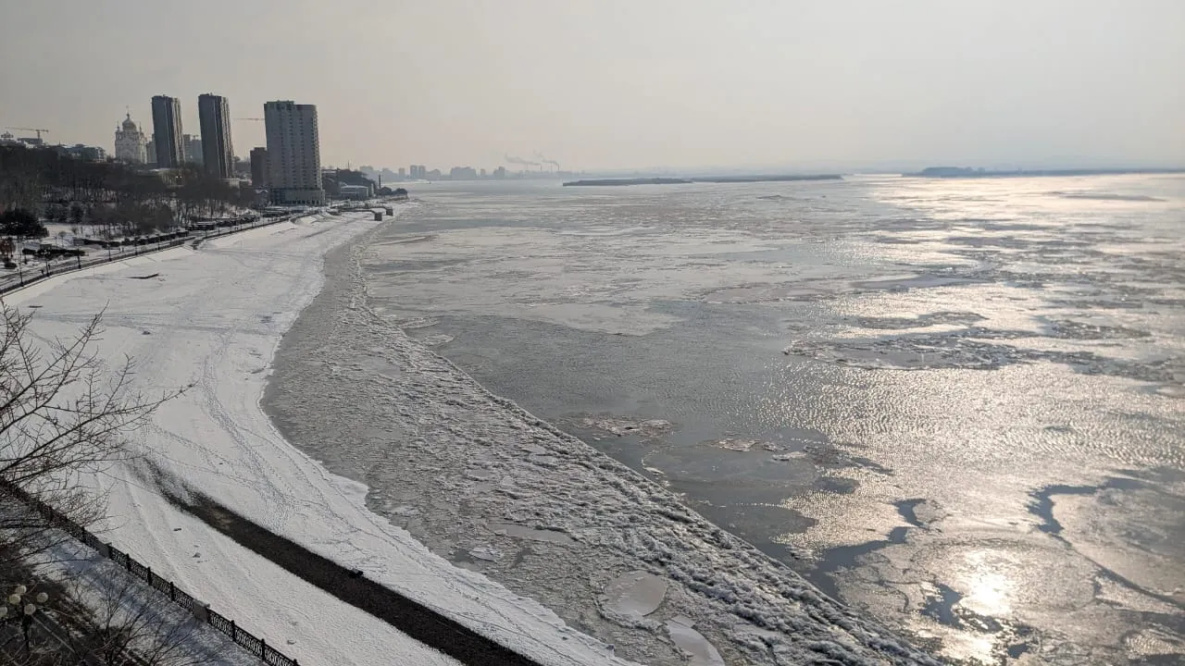 Ледоход на Амуре около Хабаровска начался на 4 дня позже обычного