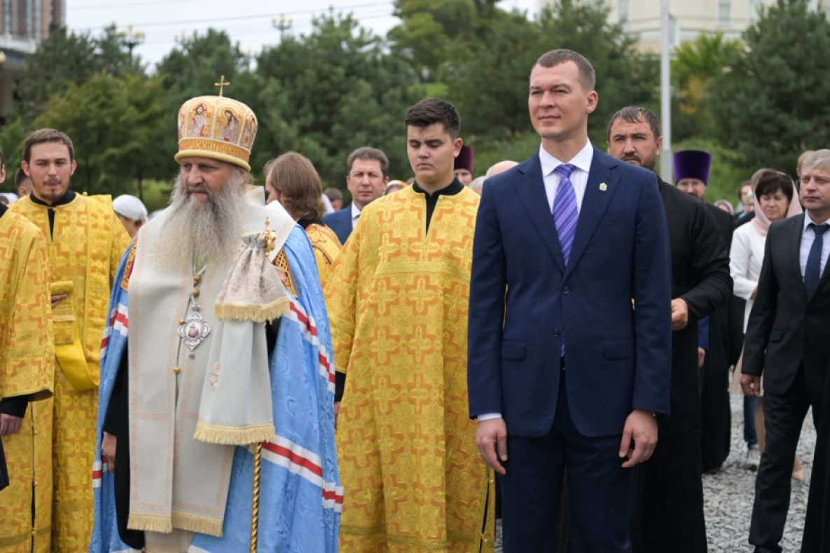 В Хабаровске освятили камень на месте будущего духовного центра