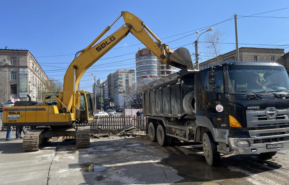 Одну из центральных улиц Хабаровска перекроют после 19 мая