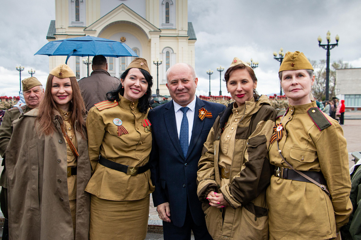 Мэр Хабаровска поддержал акцию «Бессмертный полк»