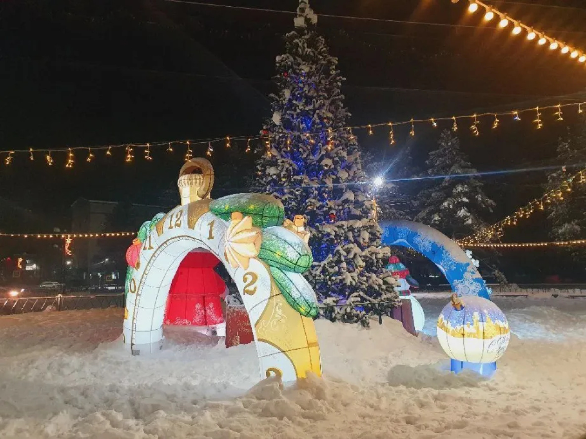 Новогодняя ель из Хабаровского края претендует на звание лучшей в России