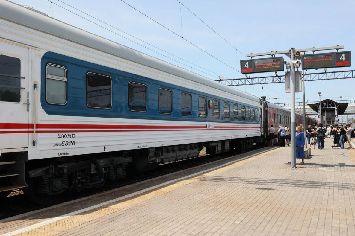 Международный вагон Пхеньян – Москва прибыл в Хабаровск впервые за пять лет
