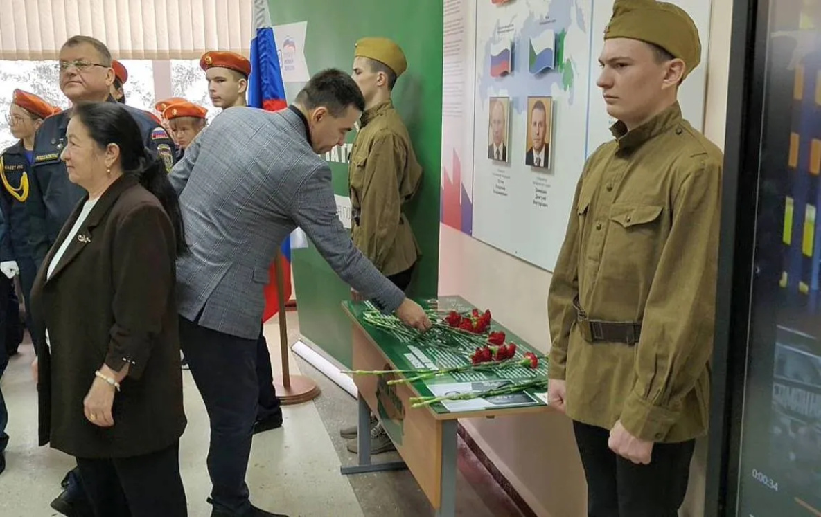 Память участника Советско-японской войны увековечили в селе Галкино