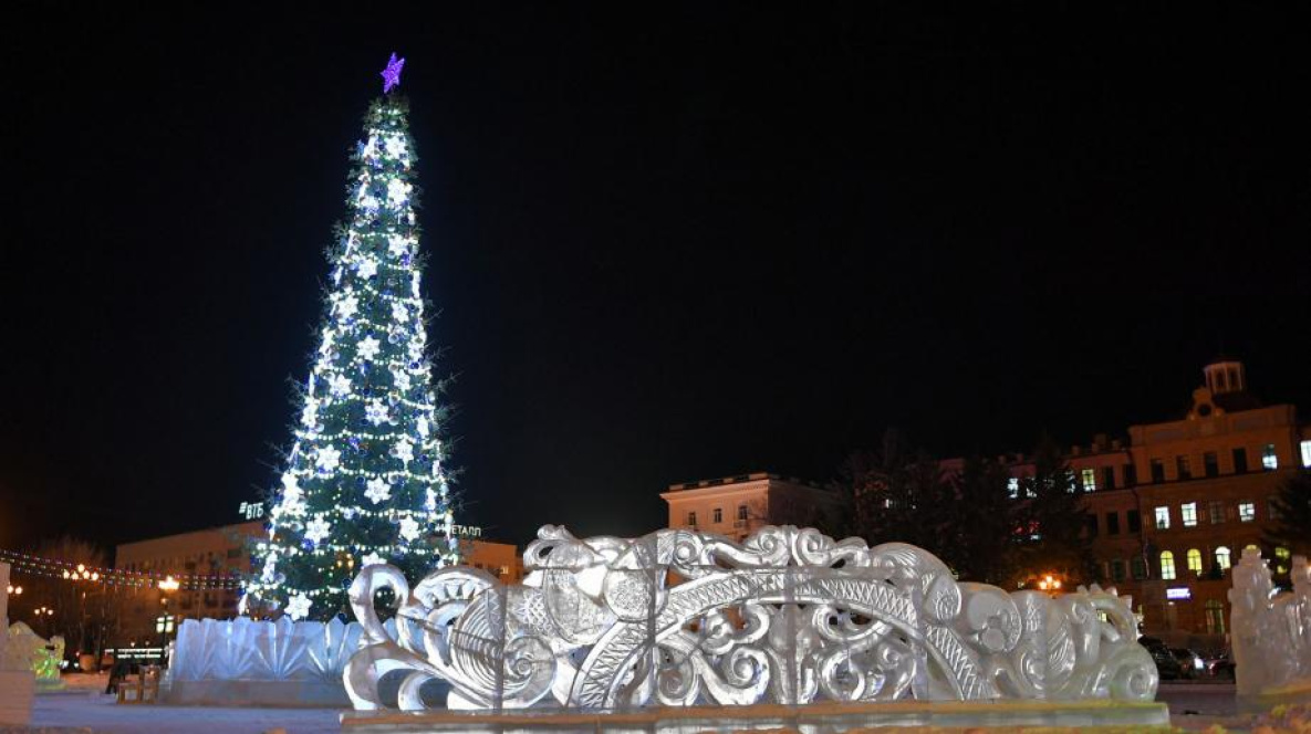 В новогоднюю ночь в Хабаровске «заминировали» главную площадь