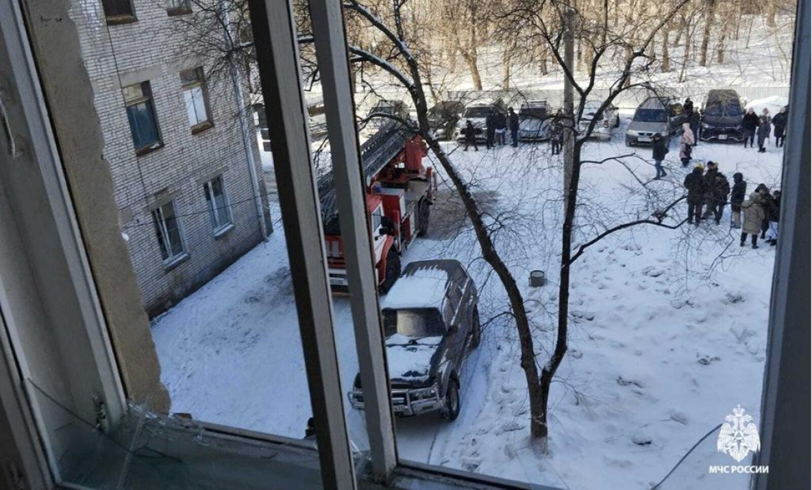 Пожарные полностью ликвидировали возгорание в больнице Комсомольска-на-Амуре