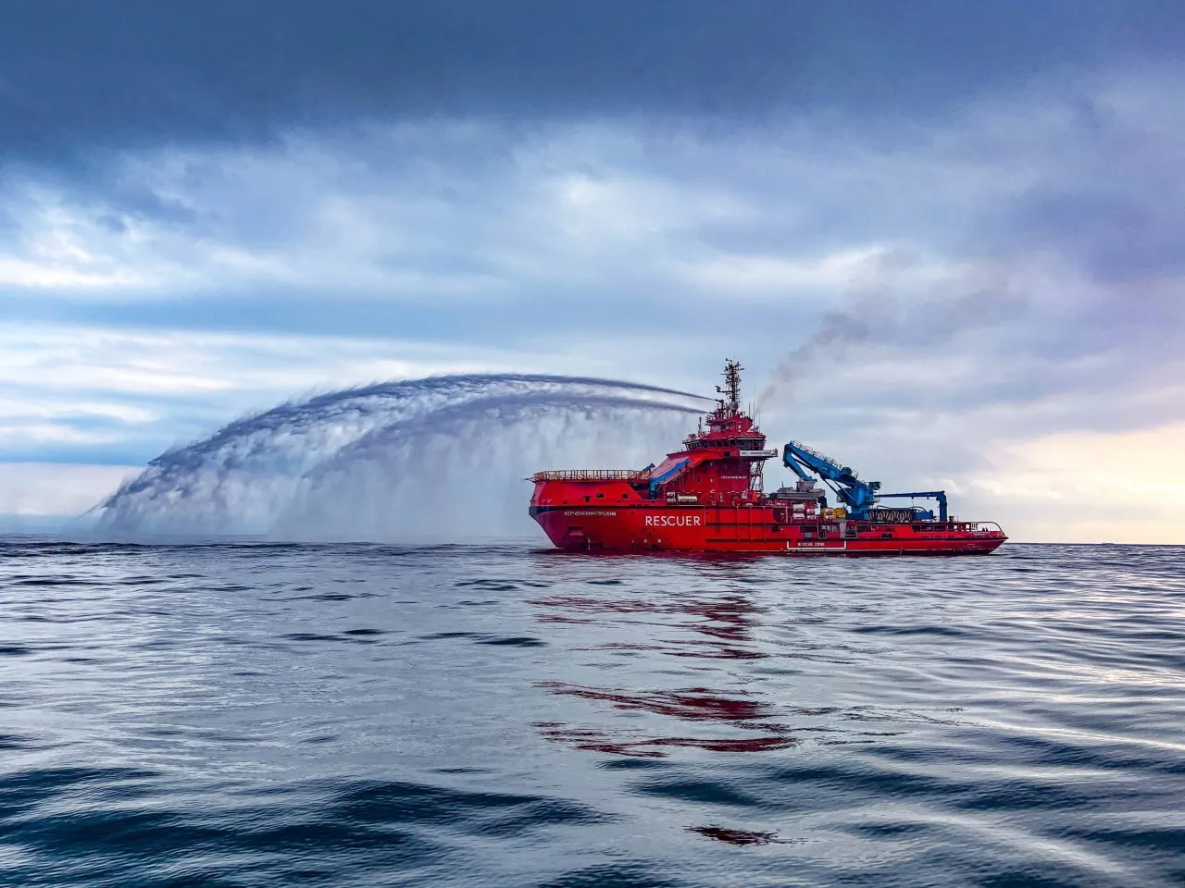 АСЗ вывел новое судно-спасатель «Керченский пролив» на ходовые испытания 