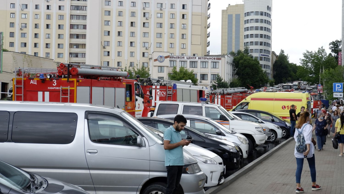 На Центральном рынке Хабаровска тушат пожар | 21.07.2022 | Хабаровск -  БезФормата