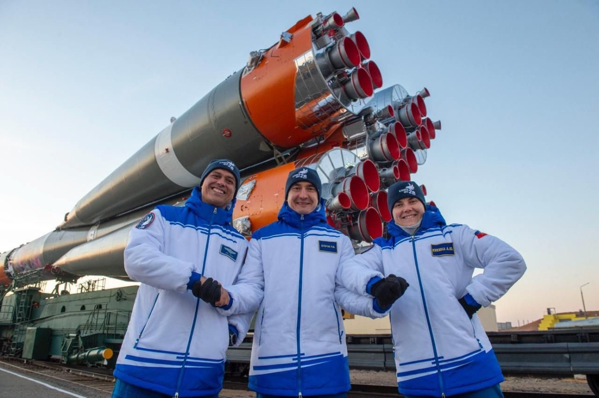 Ракету «Союз-2.1а» на МКС готовят к запуску на Байконуре