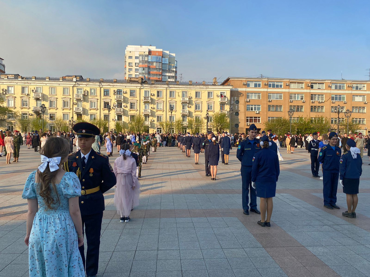 Хабаровск закружился в «Майском вальсе» | 09.05.2024 | Хабаровск -  БезФормата