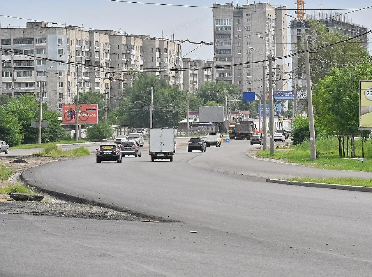 Ремонт проспекта 60-летия Октября в Хабаровске продолжат в 2026 году