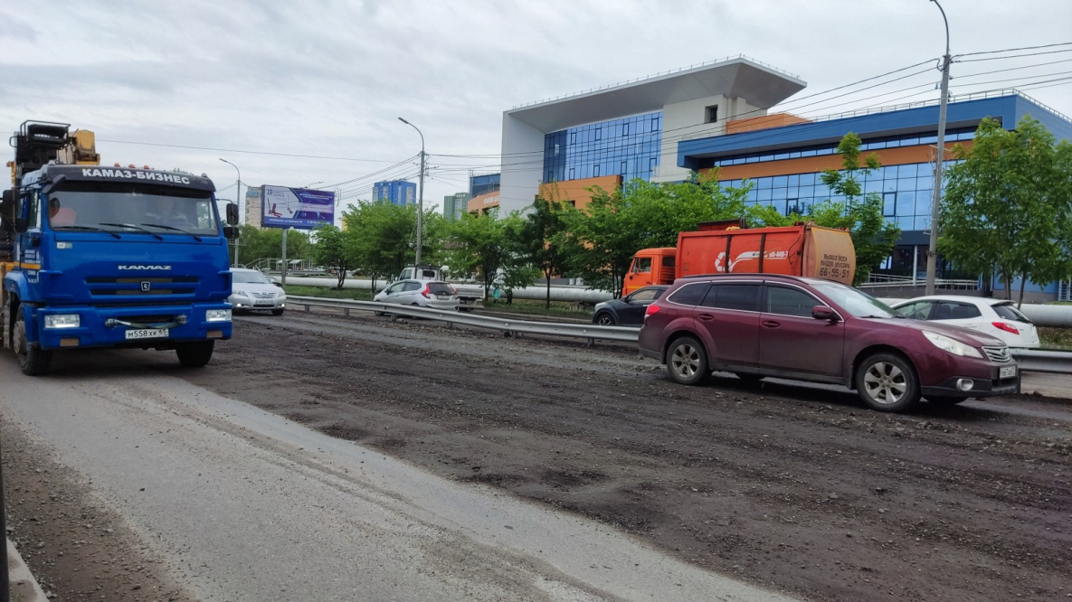 Улица Павла Морозова в Хабаровске не прошла испытания дождём