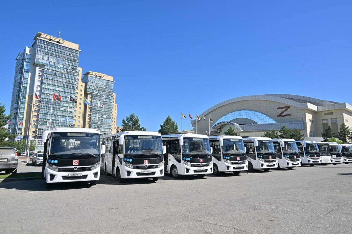 Новые автобусы среднего класса выйдут на четыре маршрута в Хабаровске