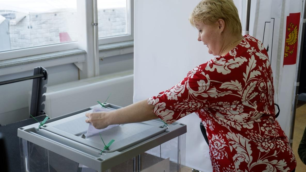 В Хабаровске активно проголосовали на выборах в новых регионах России