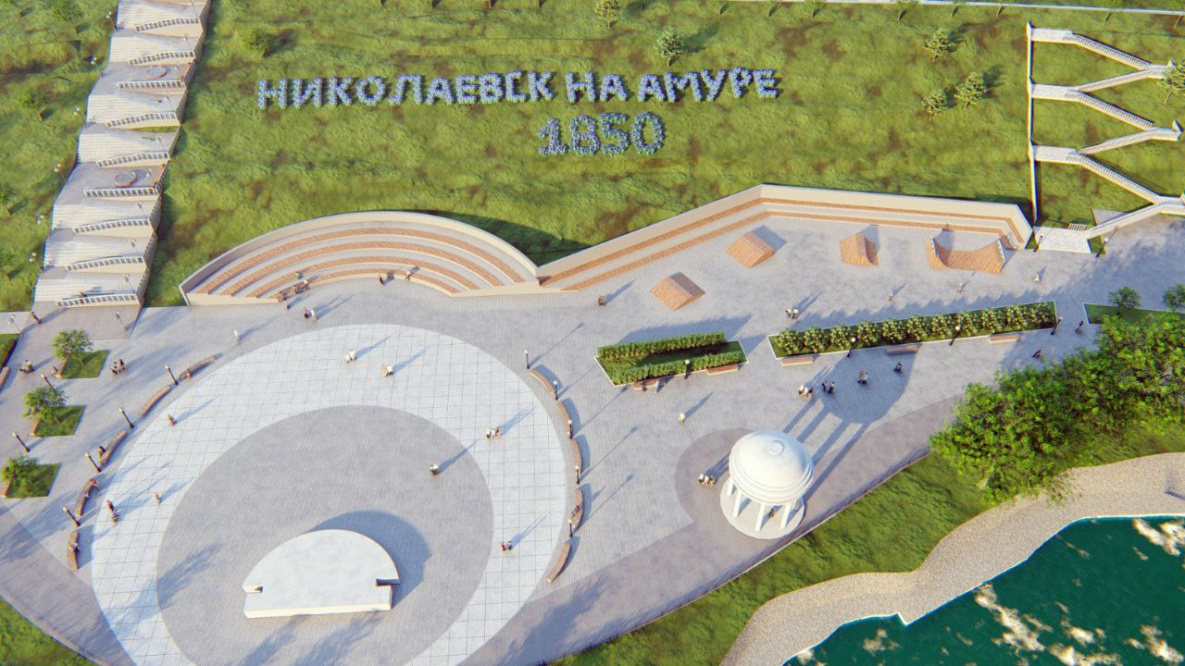 Проект обновлённой набережной представили в Николаевске-на-Амуре