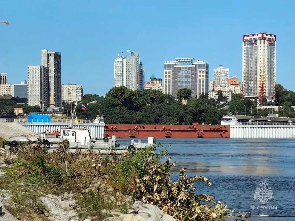 Уровень Амура у Хабаровска упал сразу на 14 сантиметров за сутки