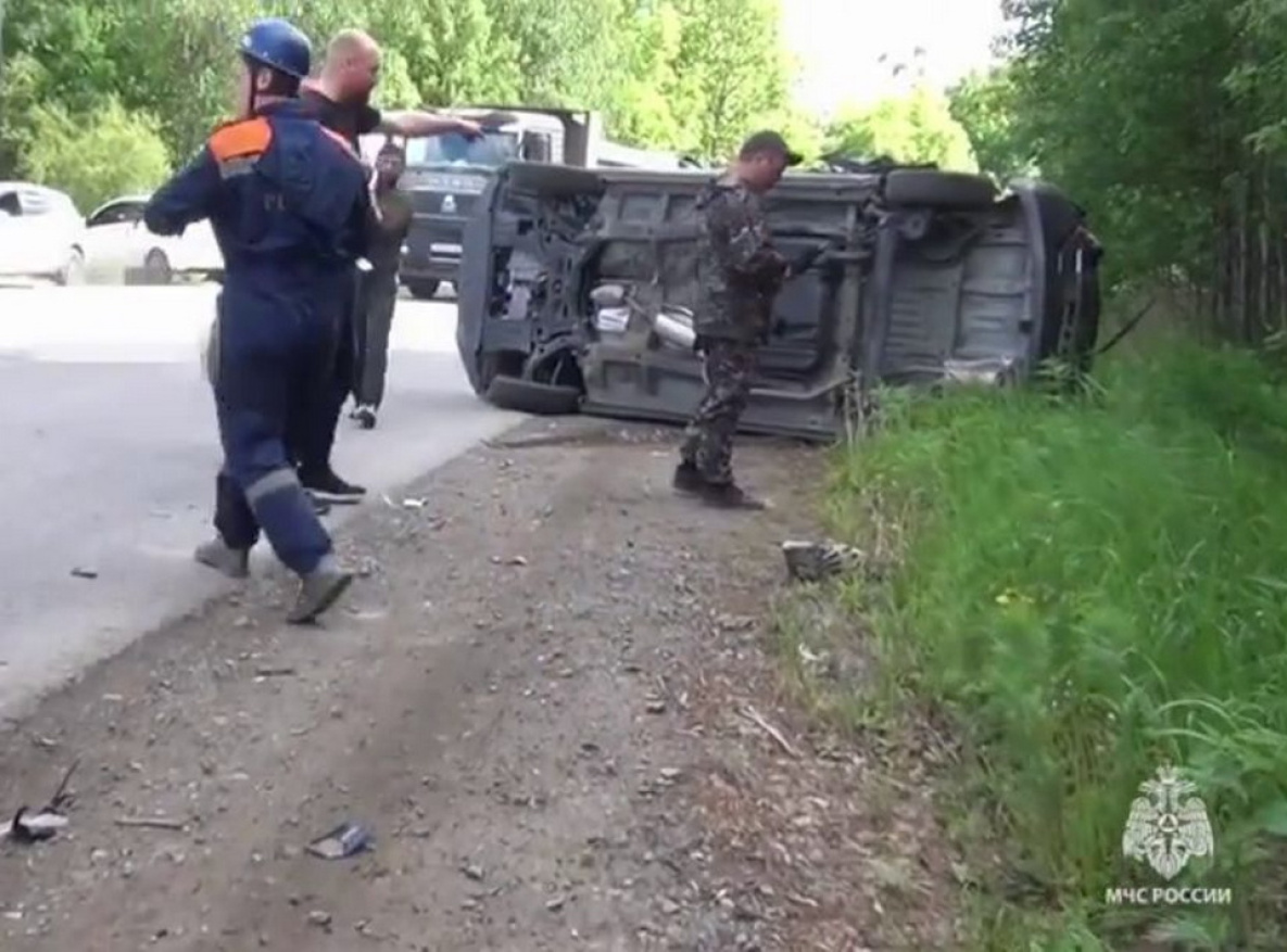 В пригороде Хабаровска годовалый ребёнок пострадал в ДТП с грузовиком
