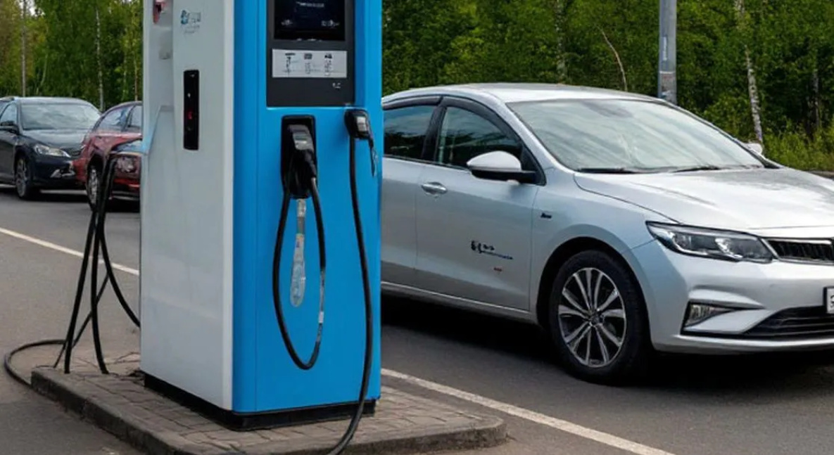 Станция зарядки электроавто заработала на трассе Хабаровск — Комсомольск-на-Амуре