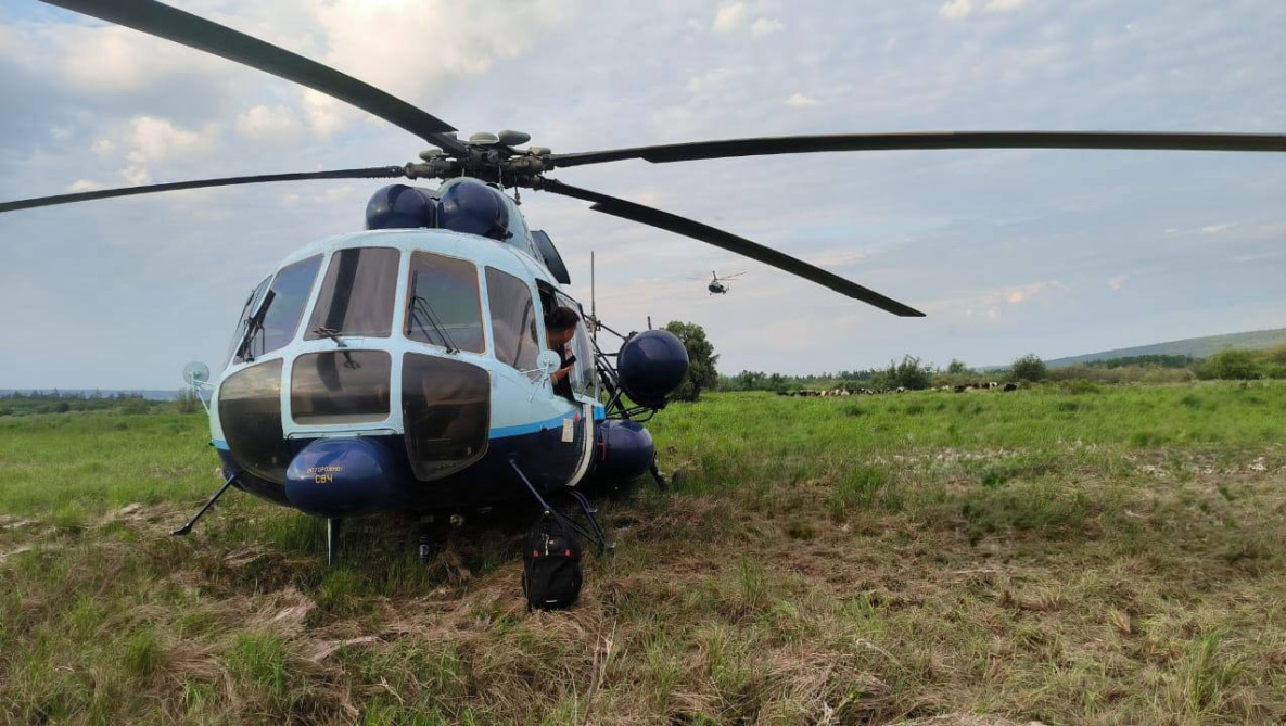 Погода позволила возобновить поиски пропавшего в Хабаровском крае Ми-8