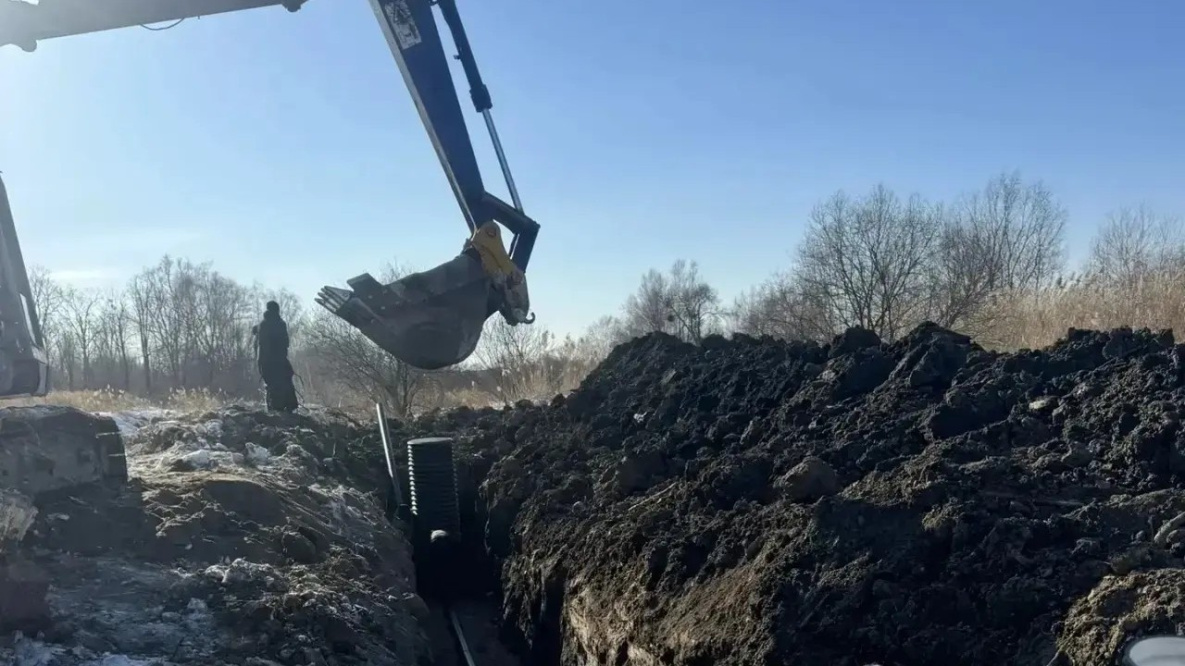 В Благодатном Хабаровского района началось строительство очистных сооружений