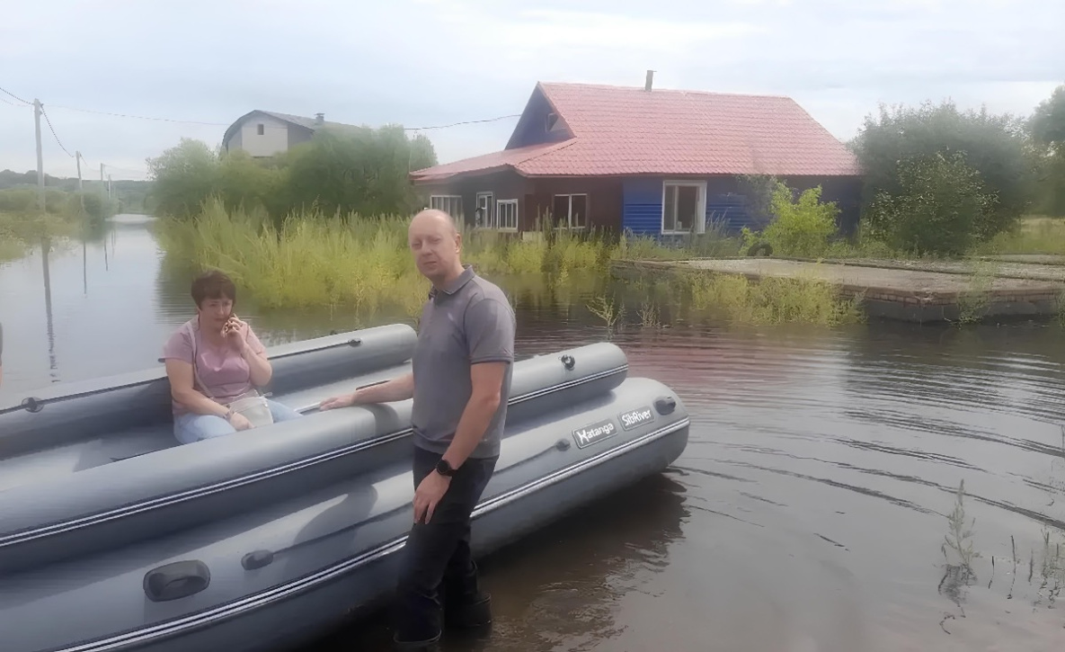 Вода зашла на территорию 269 дачных участков островной части Хабаровска