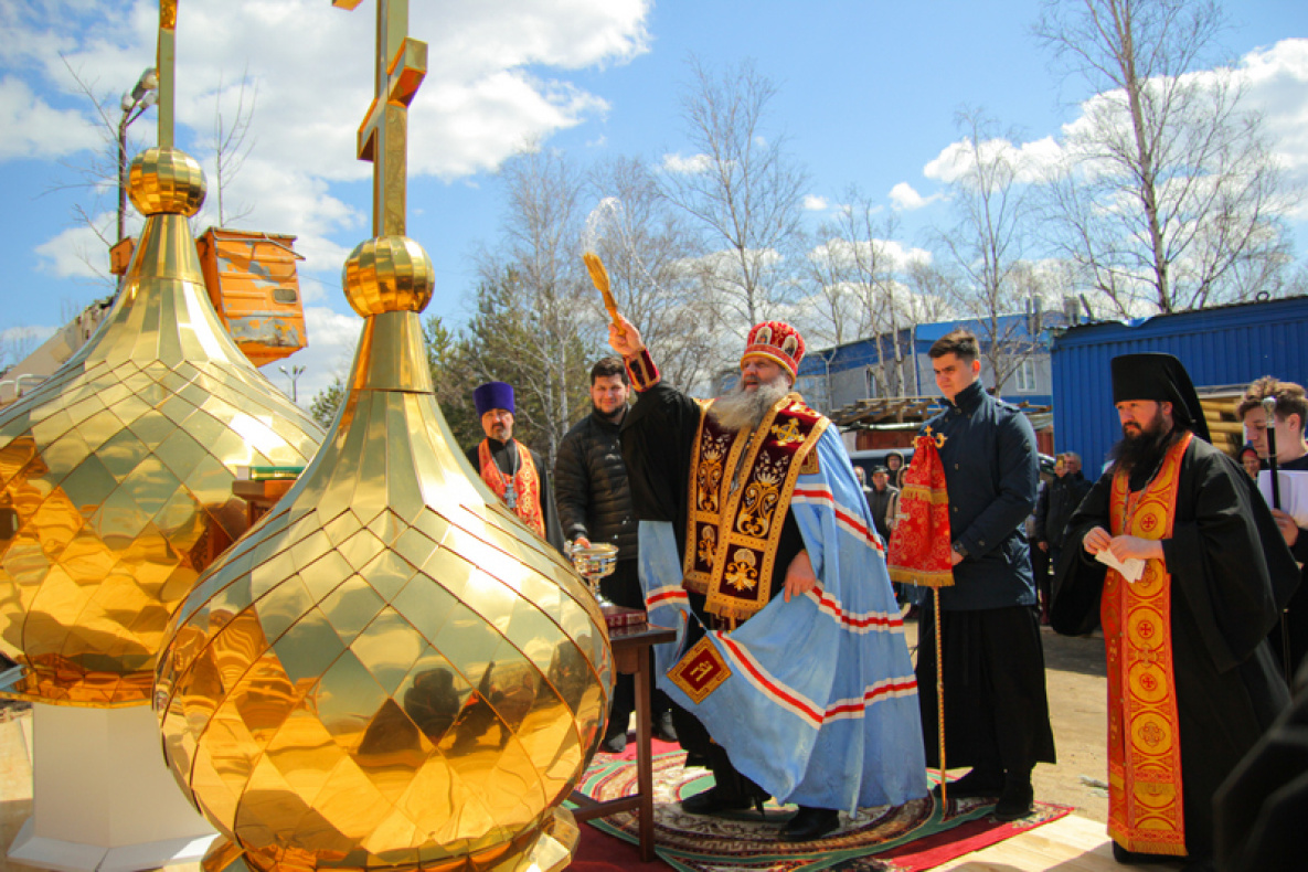 Хабаровск, храм на берегу Амура