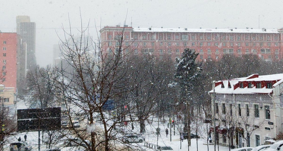 Зима приходит в Хабаровский край с крепкими морозами 