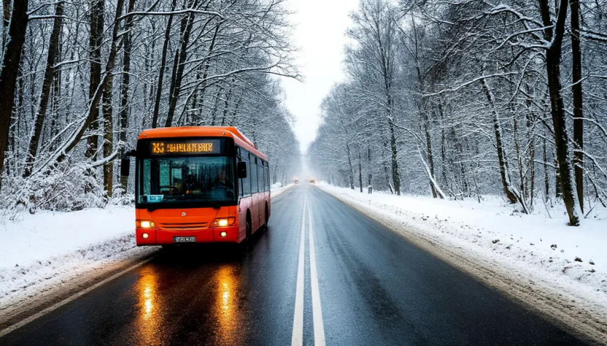 Пассажирский автобус и грузовик столкнулись в Комсомольском районе
