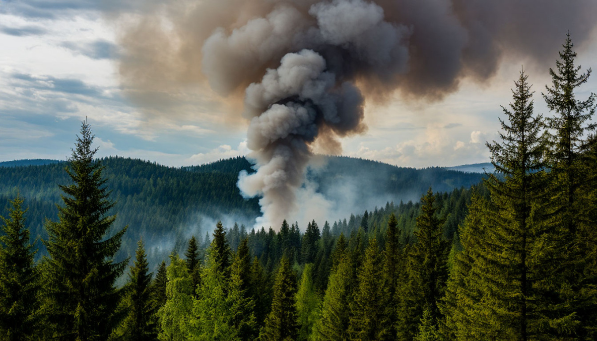 Высокий класс пожарной опасности установили в четырёх районах Хабаровского края