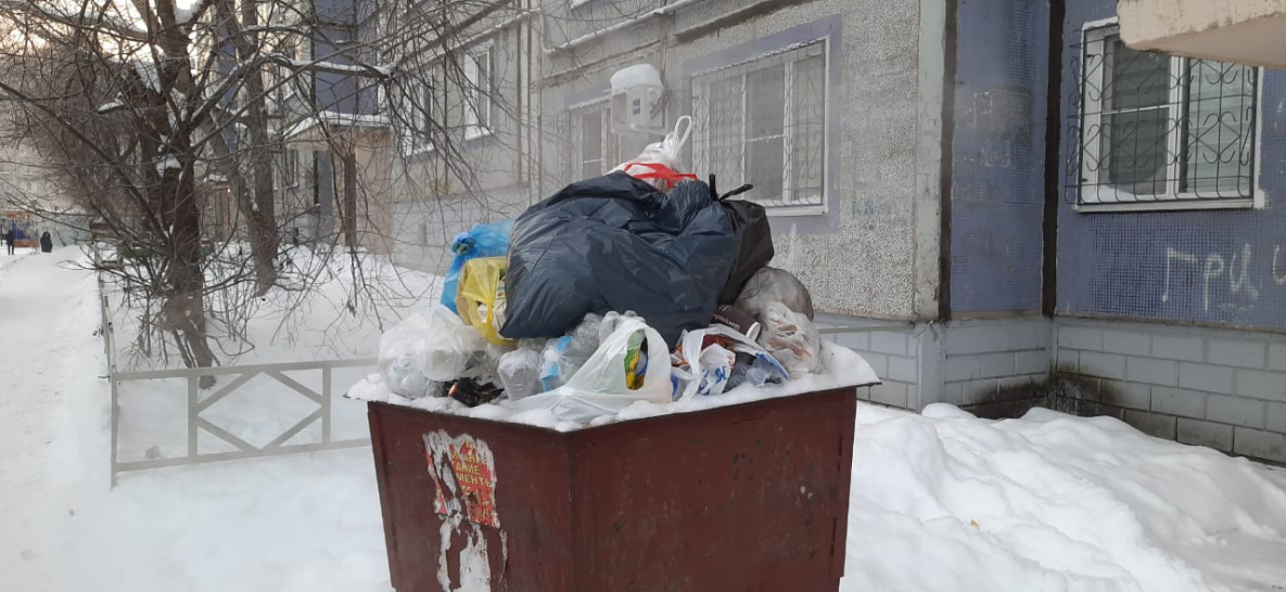 Халатность сотрудников ТСЖ и УК Хабаровска мешает вывозу мусора
