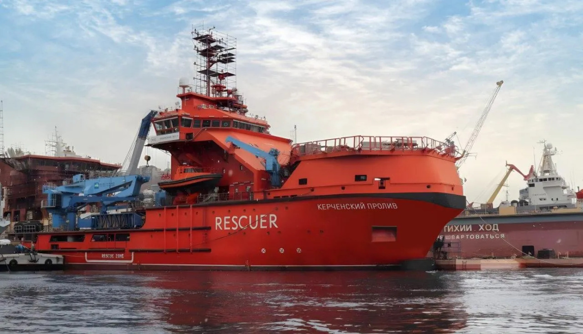 На АСЗ начались швартовные испытания судна-спасателя «Керченского пролива»