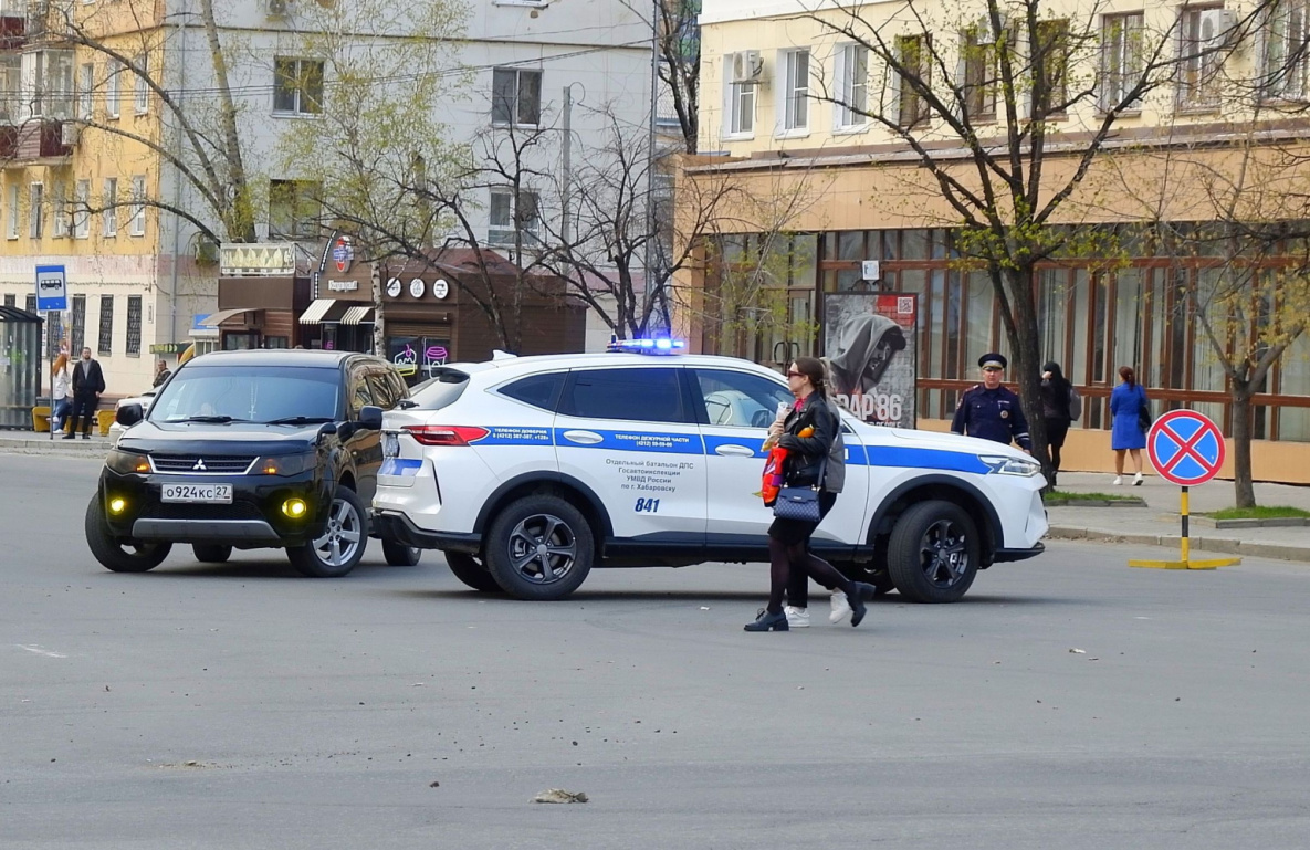 ГИБДД напоминает об ограничении движения в Хабаровске 29 апреля