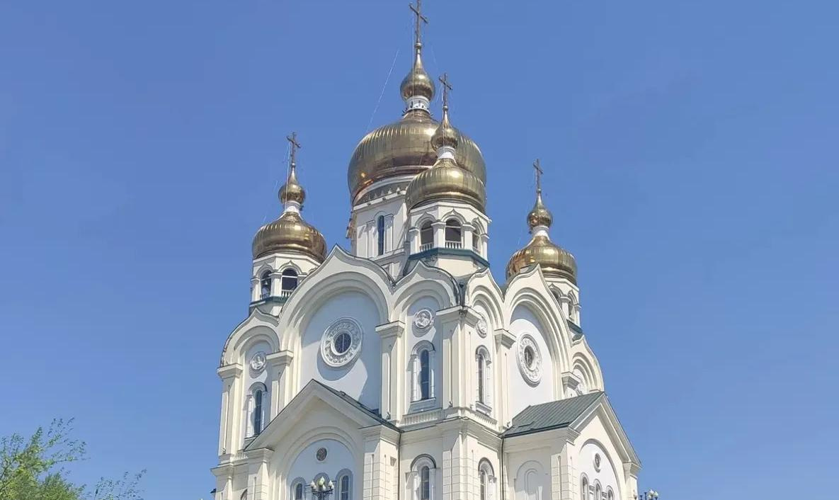 В кафедральном соборе отслужат праздничную литургию в честь Хабаровского края 